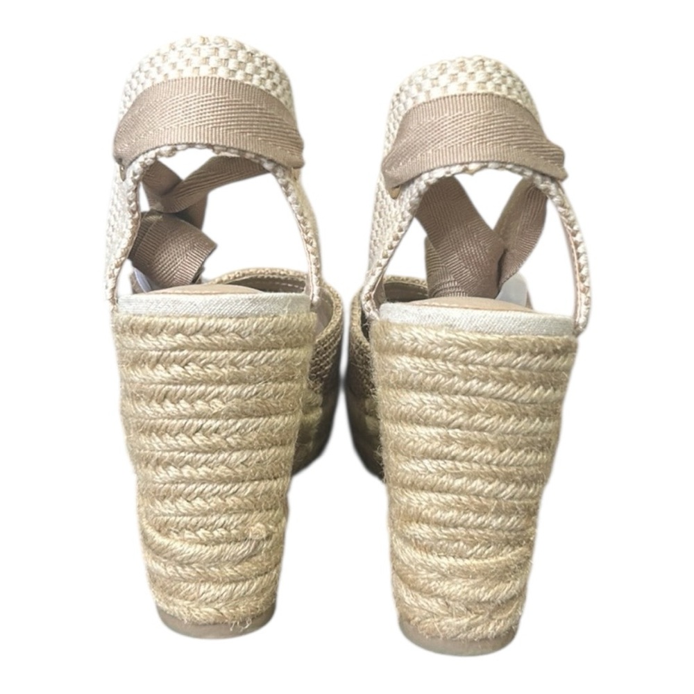 The Drop Women's Zuki Wedge Espadrille Sandals Tan Size 8 - Picture 7 of 14